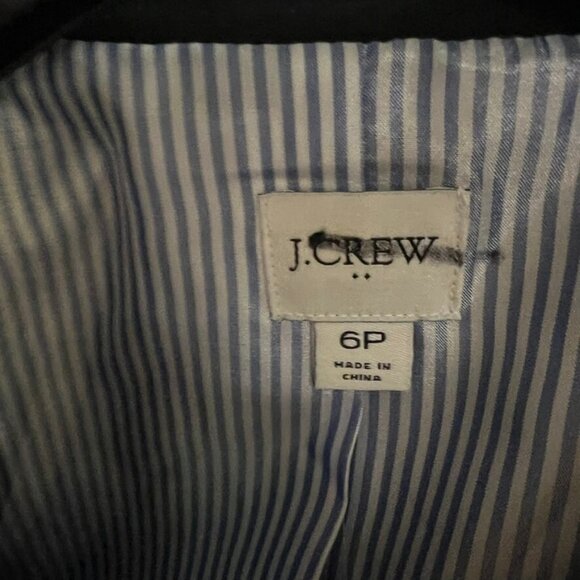 J.Crew $198 Petite Original Schoolboy Blazer Black Size P6 AZ566 - Picture 5 of 6